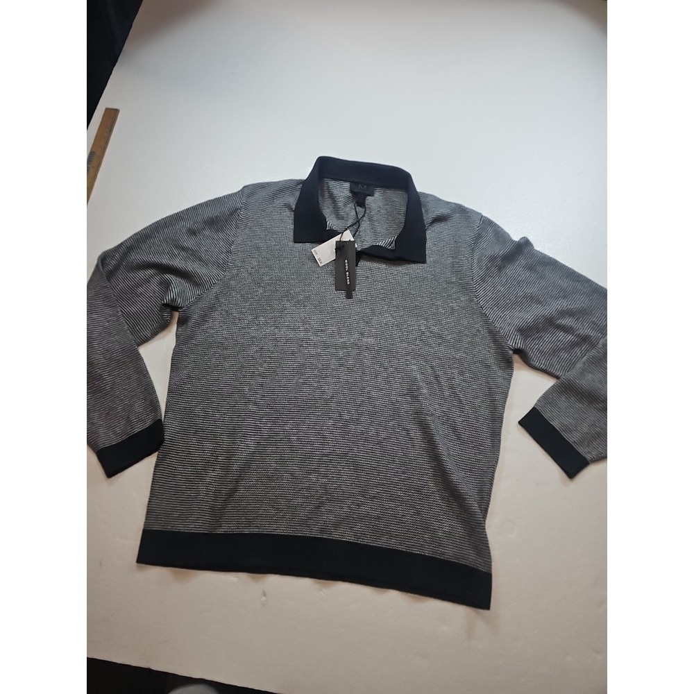 Magaschoni Men's Size XL Long Sleeve Wool Blend Sweater